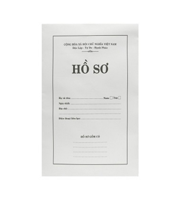 Bìa hồ sơ xin việc